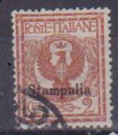 COLONIE ITALIANE 1916  STAMPALIA  SOPRASTAMPATI SASS. 1  USATO VF - Aegean (Stampalia)