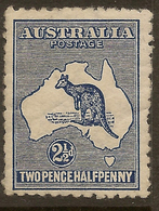 AUSTRALIA 1913 2 1/2d Roo SG 4 HM #ALK248 - Nuovi