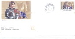 2000, France, The Letter Set By Ordinary Post To Moldova - Brieven En Documenten