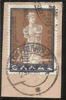 OCCUPAZIONE ITALIANA ITACA 1941 MITOLOGICA O PICCOLO LEPTA 80L USATO USED OBLITERE' FIRMATO SIGNED - Cefalonia & Itaca