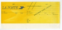 FRANCE - SPECIMEN DE CHEQUE POSTAL - SUP - Specimen