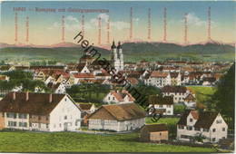 Kempten - Gebirgspanorama - Verlag B. Lehrburger Nürnberg - Kempten