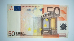 EURO-SLOVAKIA 50 EURO (E) R052 Sign DRAGHI - 50 Euro