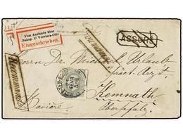 125 BELGICA. Of.35. 1881. SAINT JOSSE-TEN-NOODE To KEMNATH (Germany). Envelope Franked With <B>50 Cts.</B> Grey Stamp. < - Other & Unclassified