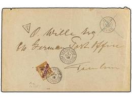 172 CHINA. 1903. PEKIN To TIENTSIN Unfranked Envelope Taxed In Arrival With French China Stamp Of <B>30 Cts.</B> Overpri - Sonstige & Ohne Zuordnung