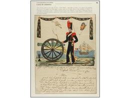 233 FRANCIA. 1831. BREST A AGEN. Carta De Un Soldado Del 'Corps Royal D'Artillerie De La Marine', Espectacular Ilustraci - Autres & Non Classés