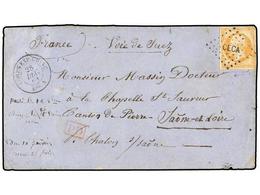 416 INDOCHINA. 1861 (28 December). <B>CAMPAÑA FRANCO ESPAÑOLA EN COCHINCHINA 1858-62. </B> DAN-HAM (Da-Nang. Touranne) A - Autres & Non Classés