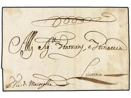 506 CHIPRE. 1690. Entire Letter Datalined <I>'Ca. (Candia) 11 Marzo 1690'</I> To LIVORNO (Italy). Enclosed <I>'via Di Ma - Autres & Non Classés