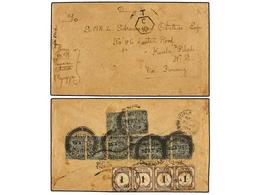 564 MALAYA. 1934. MYINGYAN (Burma) To KUALA PILAH (Negri Sembilan, Malaya). Envelope Franked With Seven <B>3 Pies</B> Gr - Andere & Zonder Classificatie