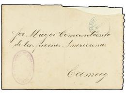 872 PUERTO RICO. 1898 (9 Noviembre). <B>OCUPACIÓN  AMERICANA. PROVISIONAL DE QUEBRADILLAS. </B>QUEBRADILLAS A CAMUY. Sob - Other & Unclassified