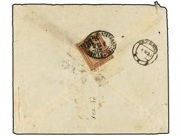 878 RUSIA. 1920. <B>VLADIVOSTOK.</B> Defective Envelope (part Of Left Side Restored) With Imperforated <B>10 K.</B> <B>o - Altri & Non Classificati