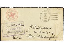 892 ESTADOS UNIDOS. 1918 (Oct.19). <B>U.S. INTERVENTION IN SIBERIA</B>. Envelope To WASHINGTON Endorsed <B>'Officers Mai - Other & Unclassified