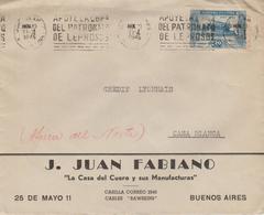 Argentine Lettre De 1945 Pour Le Maroc - Storia Postale