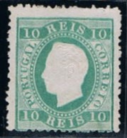 Portugal, 1870/6, # 49 Dent. 12 3/4, Papel Liso, MNG - Neufs