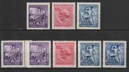 MiNr. 128 - 130 Deutschland Besetzungsausgaben II. Weltkrieg Böhmen Und Mähren 1943, 22. Mai.130. Geburtstag Von Wagner - Unused Stamps