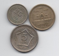 Pakistan : Lot De 3 Pièces 1986-2002 - Pakistan