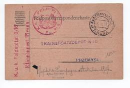 1917 - FELDPOSTKORRESPONDENZKARTE Avec CACHET K.U.K FELDSPITAL 3/16 ETAPPENPOSTAMT TIRANA - Posta Militare (PM)