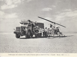 1961 - Héliogravure - La Mission Berliet AuTénéré - FRANCO DE PORT - Camion