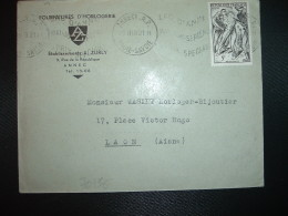 L. TP RESISTANCE 5F OBL.MEC.25 II 48 ANNECY RP HAUTE SAVOIE + FOURNITURES D'HORLOGERIE Ets A. ZURLY - 1921-1960: Modern Tijdperk