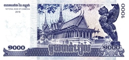 CAMBODIA P. NEW 1000 R 2016 UNC (2 Billets) - Cambodia