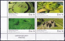 Bloc De 4 Timbres-poste Gommés Neufs** - Royal Sites Of Ireland - Michel 2218-2219-2220-2221 - Irlande 2017 - Neufs