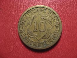 Allemagne - 10 Pfennig 1924 A 8035 - 10 Renten- & 10 Reichspfennig