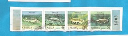 2018 FISCHE WWF SRBIJA SERBIA SERBIEN USED - Used Stamps
