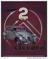 Petite Plaque Métal "CITROEN 2CV" - Plaques En Tôle (après 1960)