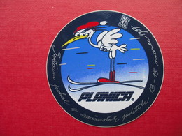 SKI JUMPING.FIS PLANICA.Nalepka-sticker/label - Sports D'hiver