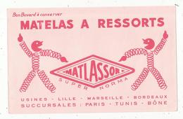 BUVARD , Matelas à Ressorts MATLASSOR , Paris , Tunis , Bône ,  Frais Fr 1.45 E - Other & Unclassified