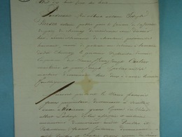 1818 Vente De La Famille Graux De Virelles à Alexis Nicolas Hardy De Vaulx - Manuscripts