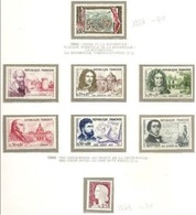 1960 Francia France ANNATA YEAR Di 57 Valori Con Posta Aerea MNH** - 1960-1969