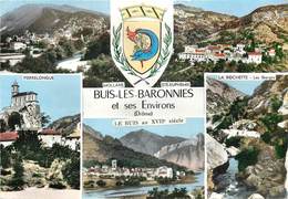 BUIS LES BARONNIES - Carte Multi-vues. - Buis-les-Baronnies