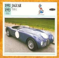1951 JAGUAR TYPE C - OLD CAR - VECCHIA AUTOMOBILE -  VIEJO COCHE - ALTES AUTO - CARRO VELHO - Voitures