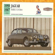 1959 JAGUAR MARK II 3,8 LITRES - OLD CAR - VECCHIA AUTOMOBILE -  VIEJO COCHE - ALTES AUTO - CARRO VELHO - Voitures