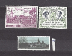 BELGIE Belgien Belgium 1973-2002 Gest ⊙, (*) Mi 1717, 2033, 3128 3 Stamps - Gebraucht