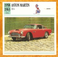 1958 ASTON MARTIN DB4 DB 4 - OLD CAR - VECCHIA AUTOMOBILE -  VIEJO COCHE - ALTES AUTO - CARRO VELHO - Coches