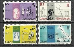 GILBERT AND ELLICE 1970 - UNITED NATIONS 25th ANNIVERSARY - CPL. SET - MNH MINT NEUF NUEVO - Gilbert & Ellice Islands (...-1979)