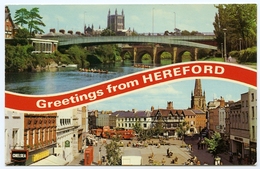 GREETINGS FROM HEREFORD : MULTIVIEW - Herefordshire