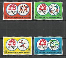 BRITISH SALOMON ISLANDS 1971 - SOUTH PACIFIC GAMES - CPL. SET - MNH MINT NEUF NUEVO - Iles Salomon (...-1978)