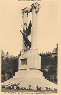 CARTE POSTALE ORIGINALE ANCIENNE : RODEZ  LE MONUMENT AUX MORTS POUR LA PATRIE AVEYRON (12) - Monumenti Ai Caduti