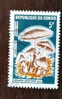 CONGO CHAMPIGNONS, CHAMPIGNON, MUSHROOM, Setas Yvert N°254 Oblitéré, Used// Volvaria Esculenta - Mushrooms