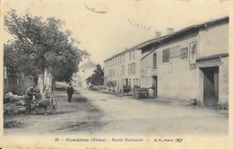 Condrieu (Rhône) - Route Nationale - Carte B.F. Paris N° 29 - Condrieu