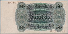 Deutschland - Deutsches Reich Bis 1945: 50 Reichsmark 1924, Ro.170a, Winziger Papierfehler Oben Rech - Otros & Sin Clasificación