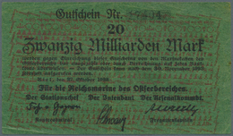 Deutschland - Deutsches Reich Bis 1945: Reichsmarine Ostseebereich 20 Milliarden Mark 1923 Pick M29, - Otros & Sin Clasificación