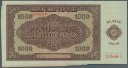 Deutschland - DDR: 50 Pfg. - 1000 Mark 1948, Erste Reguläre Banknotenserie Der DDR Nach Der Währungs - Andere & Zonder Classificatie