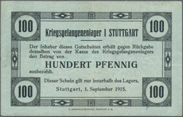 Deutschland - Konzentrations- Und Kriegsgefangenenlager: Stuttgart, Kriegsgefangenenlager I, Je 2 X - Sonstige & Ohne Zuordnung