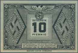 Deutschland - Notgeld - Baden: Heidelberg, NSDAP Kreisleitung Heidelberg, Volksfest Zum 10jährigen B - [11] Local Banknote Issues