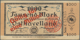 Deutschland - Notgeld - Berlin Und Brandenburg: Nauen, Kreis Osthavelland, 100, 500, 5, 10 Tsd. Mark - Lokale Ausgaben