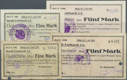 Deutschland - Notgeld - Elsass-Lothringen: Forbach, Lothringen, Bürgermeister Der Stadt, 1 Mark, 19. - Sonstige & Ohne Zuordnung